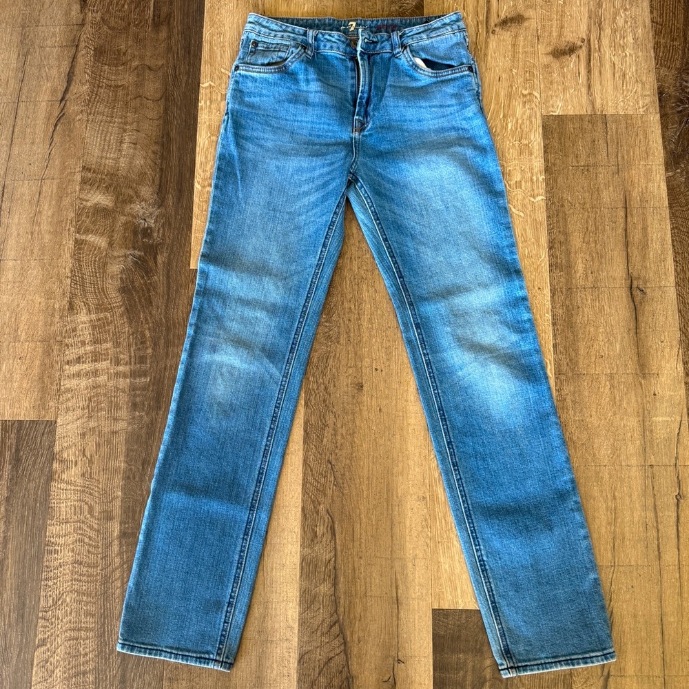 7 for all Mankind Slimmy Classic Mid- waist Blue Women's Jeans